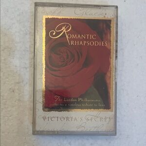 Victoria's Secret Romantic Rhapsodies Cassette with Red and Gold Design